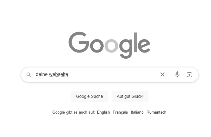 Webseite bei Google anmelden